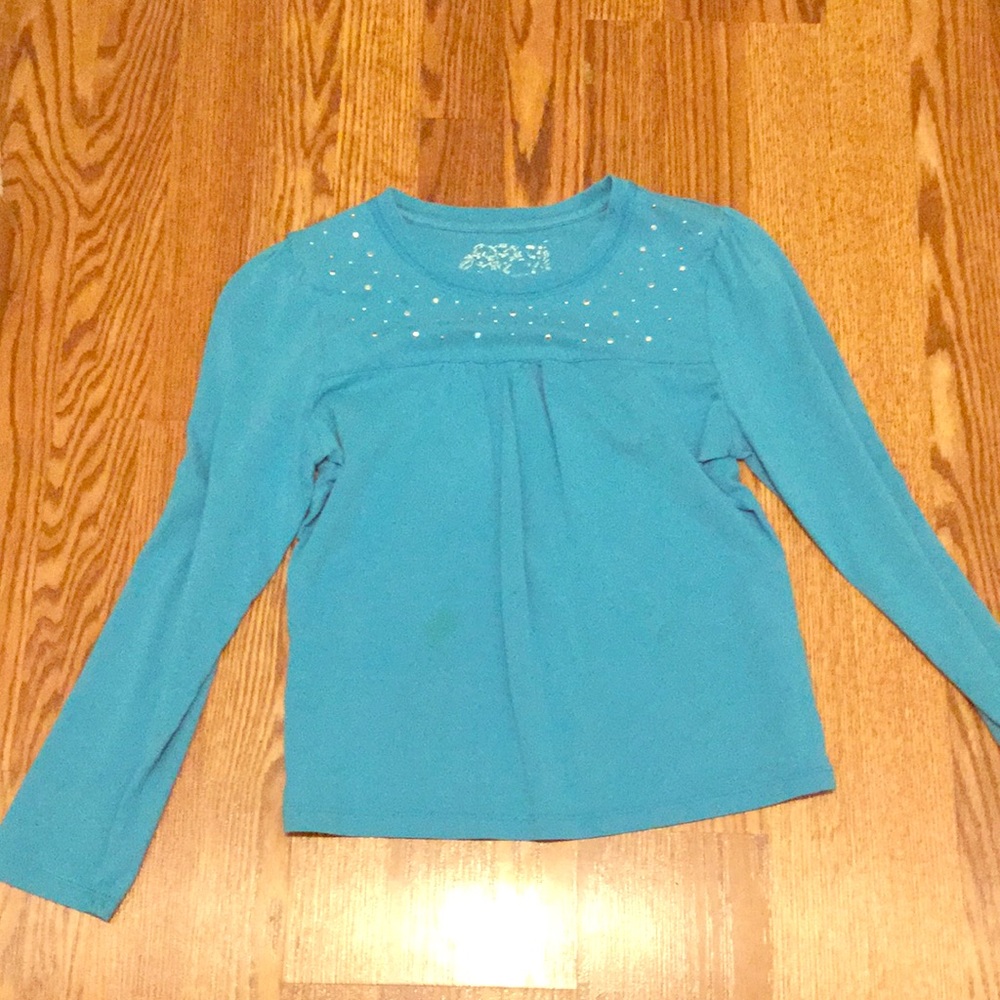 Blue long tee